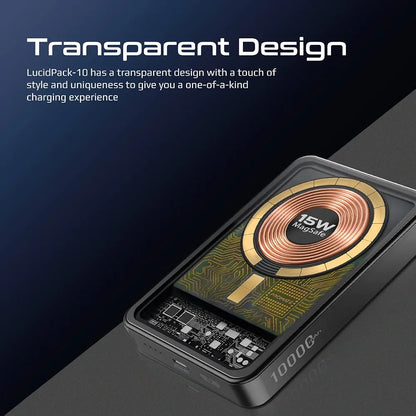 Portable 10,000mAh 2-in-1 Magnetic Power Bank For iPhone & android  |UAE delivery 1-3 days