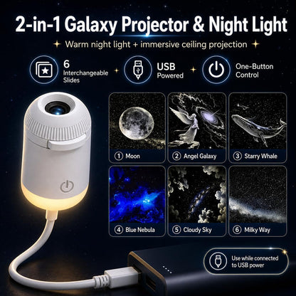 2-in-1 Galaxy Projector & Night Light |Free shipping in UAE 1–3 Days