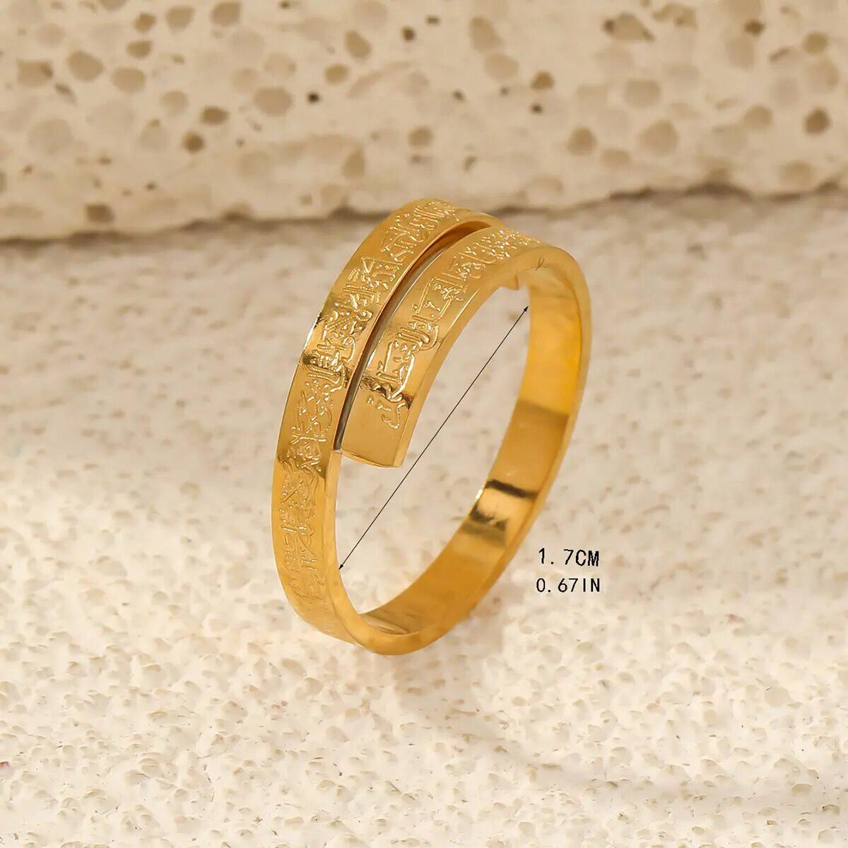 Noor Ring™ | Ayatul Kursi Engraved