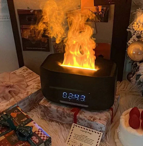 Bluetooth Speaker Alarm Clock Humidifier ( UAE Delivery Time: 1-3 Days )