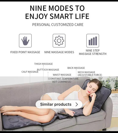 Full Body Folding Massage Mat with Heating Function