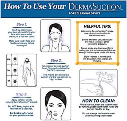 5 in 1 Derma suction Pore vacuum cleaner |UAE delivery 1-3 days