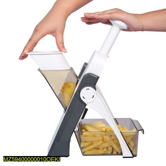 Stainless Steel 5-in-1 Manual Vegetable Slicer