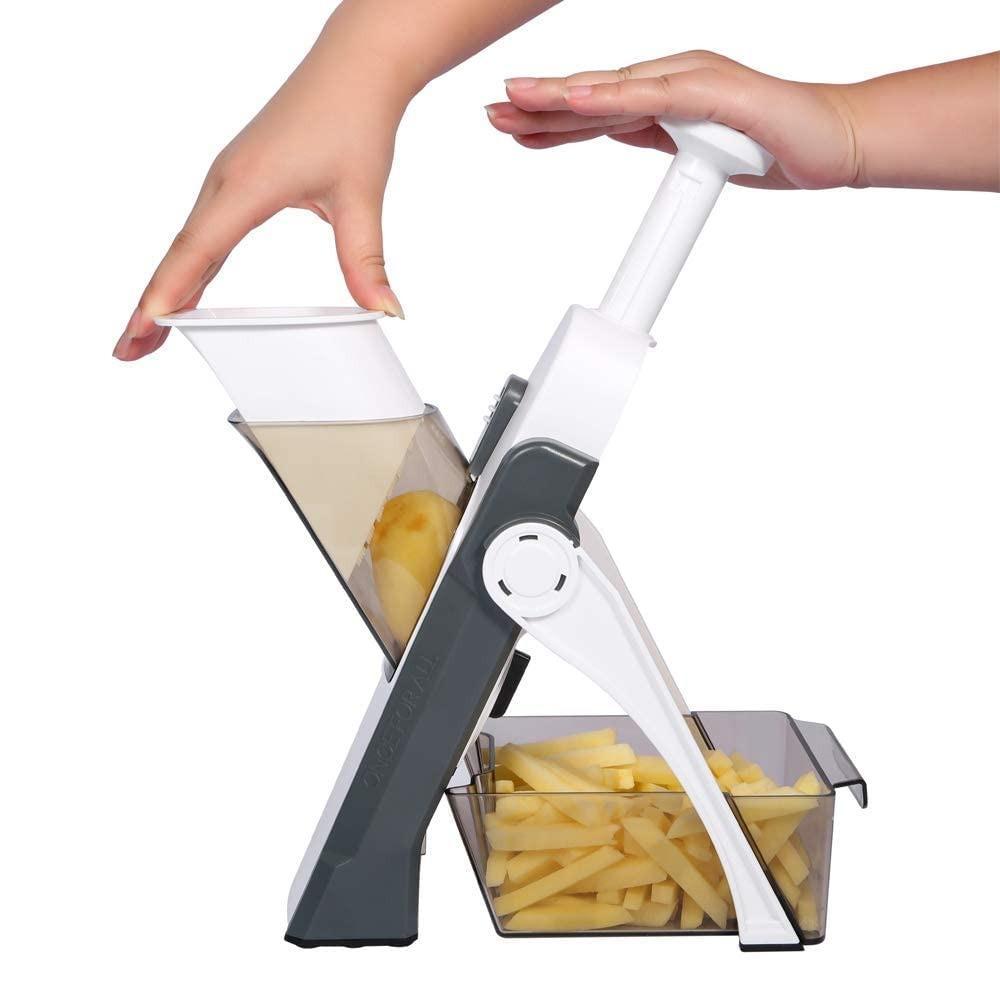 Stainless Steel 5-in-1 Manual Vegetable Slicer