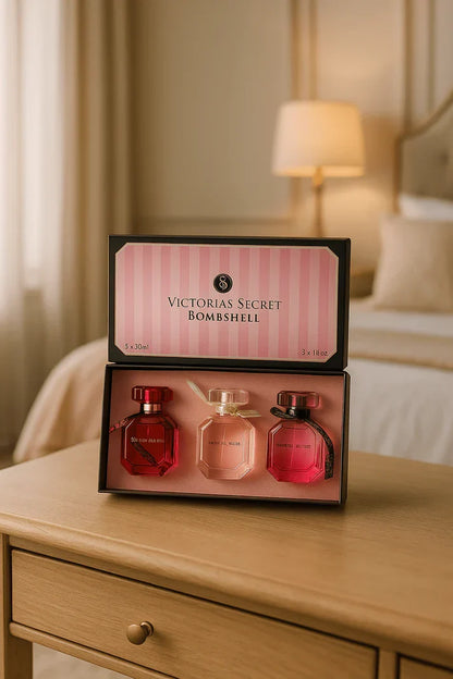 Victoria’s Secret Bombshell Mini Perfume Trio – Original Set