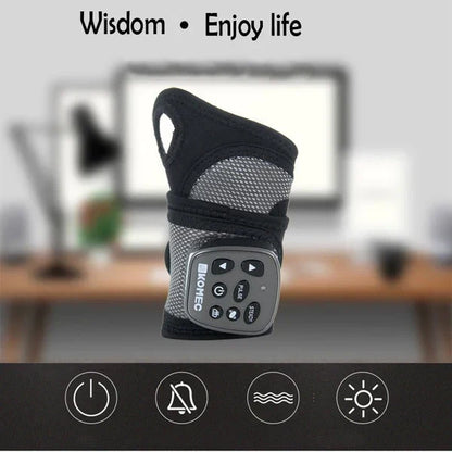 Wireless Heating Wrist Massager for Muscle & Joint Relief ( UAE Delivery Time: 1-3 Days )